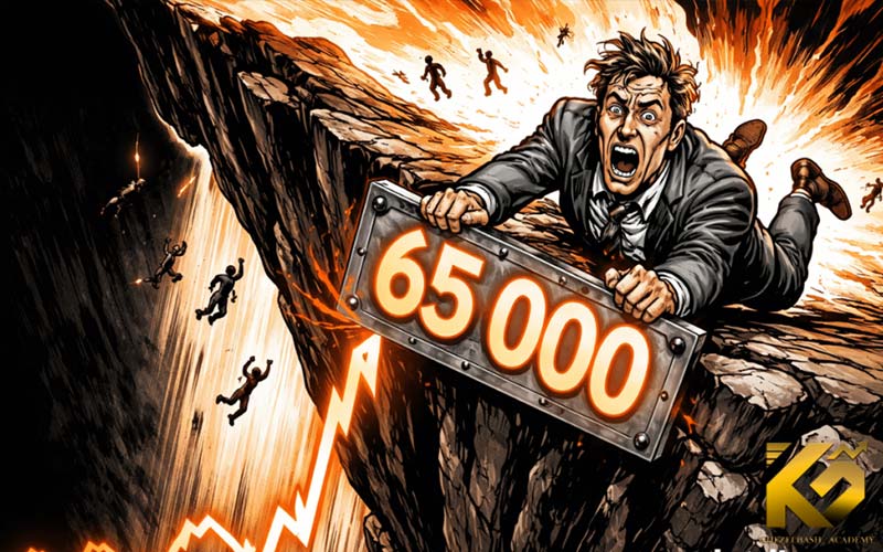 سقوط تاریخی بیت کوین به زیر 65000 دلار